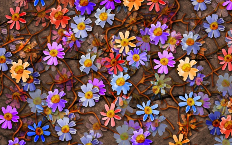  CG花卉插画壁纸壁纸 数码合成花卉插画壁纸 数码合成花卉插画图片 数码合成花卉插画素材 花卉壁纸 花卉图库 花卉图片素材桌面壁纸