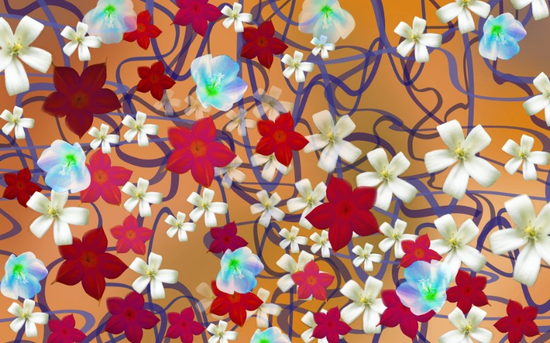  CG花卉插画壁纸壁纸 数码合成花卉插画壁纸 数码合成花卉插画图片 数码合成花卉插画素材 花卉壁纸 花卉图库 花卉图片素材桌面壁纸