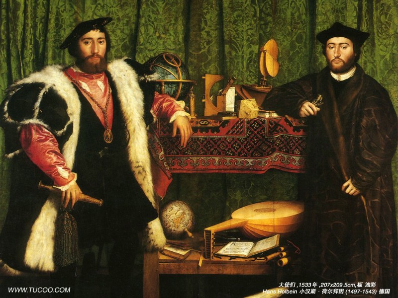 世界经典名画壁纸  小汉斯 荷尔拜因肖像画 大使们 Fine Art by Hans Holbein the Younger壁纸 德国肖像画家 Hans Holbein 小汉斯·荷尔拜因作品集壁纸 德国肖像画家 Hans Holbein 小汉斯·荷尔拜因作品集图片 德国肖像画家 Hans Holbein 小汉斯·荷尔拜因作品集素材 绘画壁纸 绘画图库 绘画图片素材桌面壁纸