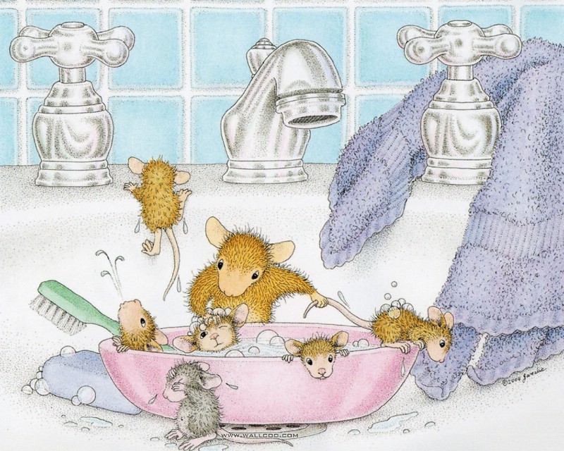  Bath Time 可爱小老鼠插画壁纸壁纸 鼠鼠一家-温馨小老鼠插画壁纸壁纸 鼠鼠一家-温馨小老鼠插画壁纸图片 鼠鼠一家-温馨小老鼠插画壁纸素材 绘画壁纸 绘画图库 绘画图片素材桌面壁纸