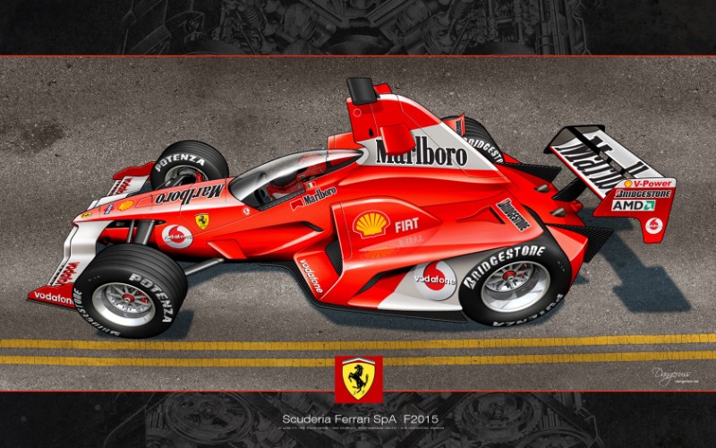  Ferrari F2015 赛车 Ferrari F2015 Race Car Comcept壁纸 宽屏手绘超级跑车壁纸壁纸 宽屏手绘超级跑车壁纸图片 宽屏手绘超级跑车壁纸素材 汽车壁纸 汽车图库 汽车图片素材桌面壁纸