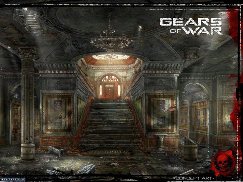 Xbox 360 第一方巨作  经典壁纸 Gears of War 战争机器 场景桌面壁纸壁纸 《战争机器 Gears of War 》壁纸 《战争机器 Gears of War 》图片 《战争机器 Gears of War 》素材 游戏壁纸 游戏图库 游戏图片素材桌面壁纸
