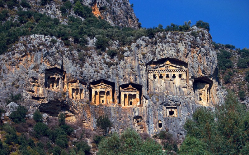 Windows 7世界名胜高清壁纸 亚洲篇 土耳其 古利西亚人的峭壁石棺 Ancient Lycian Rock Tombs Antalya Turkey壁纸 Windows 7世界名胜高清壁纸亚洲篇壁纸 Windows 7世界名胜高清壁纸亚洲篇图片 Windows 7世界名胜高清壁纸亚洲篇素材 风景壁纸 风景图库 风景图片素材桌面壁纸