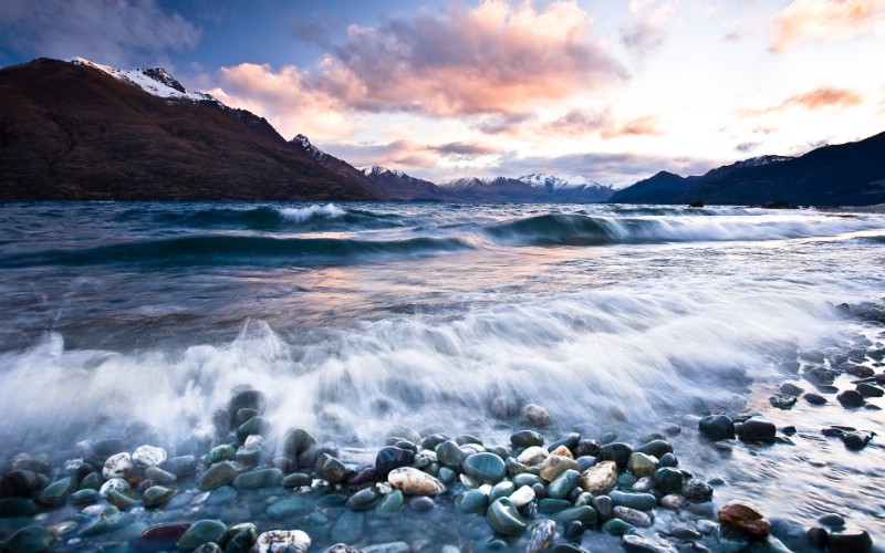  新西兰 海上日落 新西兰皇后镇 Sunset near Queenstown New Zealand壁纸 新西兰的山水如画壁纸壁纸 新西兰的山水如画壁纸图片 新西兰的山水如画壁纸素材 风景壁纸 风景图库 风景图片素材桌面壁纸